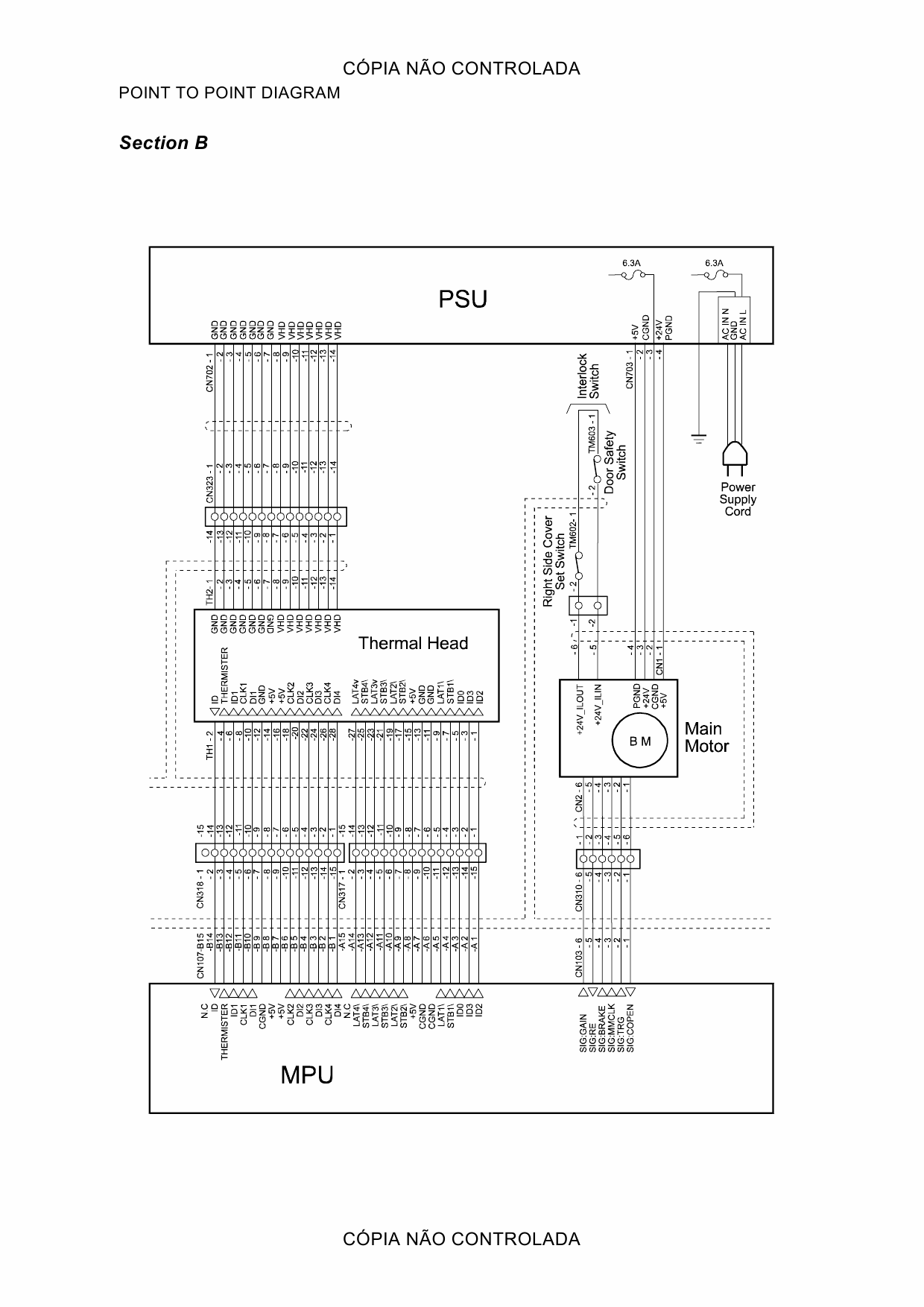 RICOH Aficio JP-730 735 C252 C261 Circuit Diagram-4